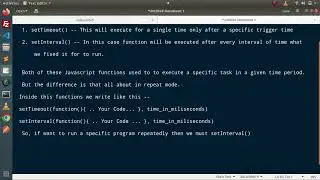 How & When Use Javascript setTimeout() and setInterval() functions || Importance of Time Functions