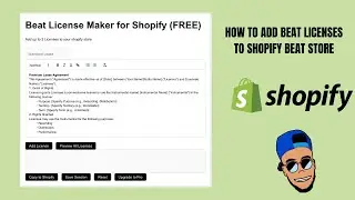 How to Add Beat License to Shopify beat store for FREE