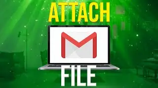 How To Attach File In Gmail (DESKTOP)