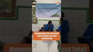MOMEN MENGGEMASKAN MAHASISWA KKN DITEMPELI ANAK KECIL PADAHAL BARU KENAL SEHARI 