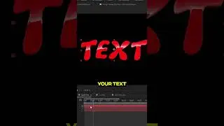 Learn Liquid Text Effect in 18 Seconds🔥 