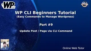 Wordpress WP CLI Tutorials for Beginners #9 Update Post/ Page - Using WP CLI