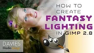 Gimp 2.8 Photo Manipulation Tutorial - Fantasy Lighting Effect