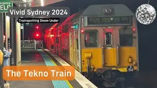 Sydney Transport Vlog 461: The Tekno Train - Vivid Sydney 2024