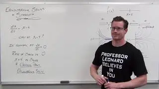 Equilibrium Solutions and Stability of Differential Equations (Differential Equations 36)