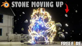 How To Create 3D Stone And Moving Up Direction In Blender