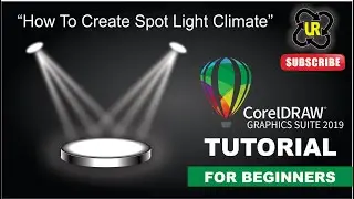 How to Design Spot Light Effects in CorelDRAW, Tutorial for Beginners.