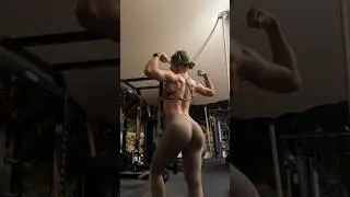 Girl.. don't forget to train your back