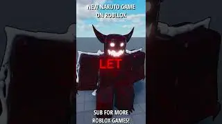 New Naruto ROBLOX GAME!🔥  #shorts #roblox #upcoming #naruto #boruto #new #game #shinobiawaken #amv