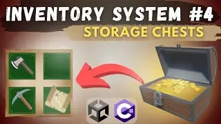 Unity INVENTORY SYSTEM Tutorial #4 - storage system