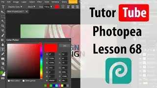 Photopea - Lesson 68 - Merge Down and Flatten Layers