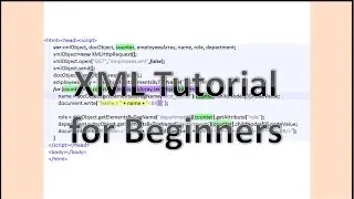 Xml Tutorial for Beginners-XML JavaScript-XML Tutorial-Xml JavaScript Tutorial-Xml File-XML-Tutorial