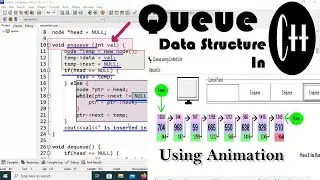 Queue Data Structure in C++ using link list | Queue using Dev-C++