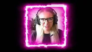 Pink Animated Facecam Border / Webcam Frame