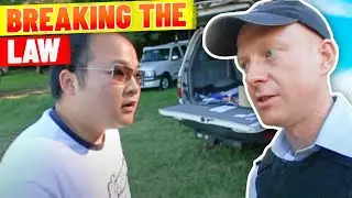 Illegal Diver's Excuses Fail to Impress Officers