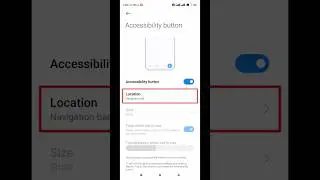 Accessibility button location hidden setting in poco m2 pro 