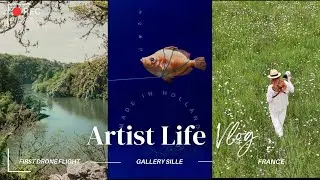 Artist Life , Church Exhibition, DJI Mini 4 Pro Drone, New Artwork, and Sille Gallery Opening