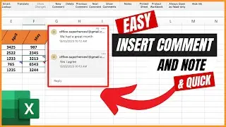 How to Insert Comment and Note in Excel: Your Guide to Clear and Concise Spreadsheets