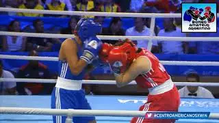 7) FEM 64kg Guadalupe A. SOLIS ACOSTA(MEX) 3-2 a Mirquin Jahazie SENA (DOM) - Final