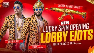 Gojo Playz x  Raja صاحب 😍| Luxe n Loud Set Opening | Leopard Pounce M762  | PUBG Lucky Spin Opening