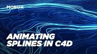 Abstract Spline Animation - Cinema 4D Tutorial