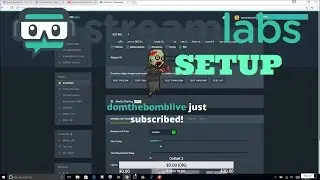 HOW TO SETUP StreamLabs With OBS - Follower/Subscriber/Donation Stream Notifications by DomTheBomb