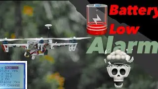 How to turn on drone battery alarm #drone #battery