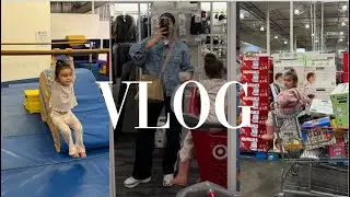 VLOG: costco restock + Sutton's first gymnastics open gym + a few busy days as a stay at home mom