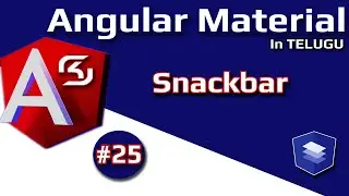 #AngularMaterial  in Telugu #25 Snack-bar || #RSKHelpline