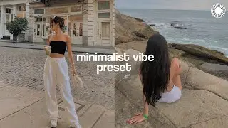 Minimalist Vibe filter | Instagram feed ideas | vsco filters tutorial