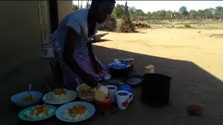 African village// cooking delicious food for breakfast # Africanvillagecook #africanvillage #cooking