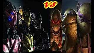 Triborg vs TMNT/Трайборг против Черепашек Ниндзя. MKX vs Injustice 2.