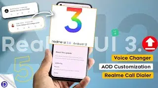 Realme UI 3.0 Game Space | Voice Changer | AOD Customization Enable | Realme Call Dailer Install ⚡⚡