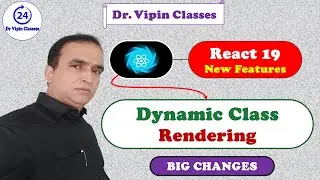 10. React 19 Runtime Class Rendering with Tailwind CSS in Hindi | Dr. Vipin Classes