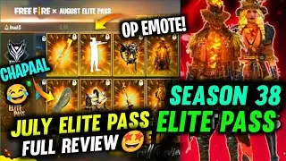 July Elite Pass Free Fire 2021 | Season 38 Elite Pass Free Fire | July Elite Pass