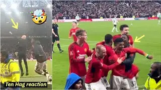 🤯Crazy scenes as Amad Diallo scored winning goal in the last minute of extra time vs Liverpool