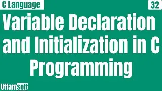 Variable Declaration and Initialization in c programming in hindi | example