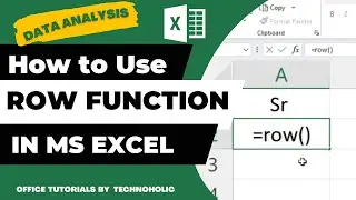 Row Function in Excel | How to Use Row Functions in Excel - An Easy Tutorial