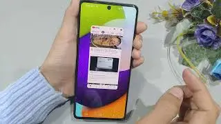 How to split screen in samsung galaxy a52 | Ek sath do screen kaise chalaye | double aur dual screen