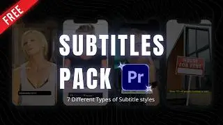 Reels and shorts Subtitles pack | Premiere pro | 2024