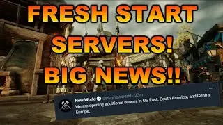 NEW SERVERS OPENING IN NEW WORLD!