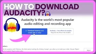 How To Download Audacity For Free 🔴