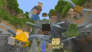 Minecraft 4v4J GLIDE! w/Stampy, Toycat, Ecko VS. 4JStudios