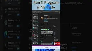 Run C program in VS Code #viralvideo #shortsfeed #shorts #viral #youtubeshorts #viralshorts #coding