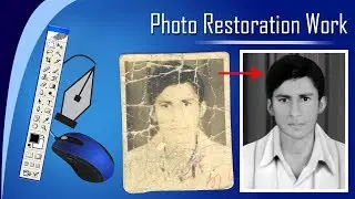 Repair damaged & bleached photo in photoshop