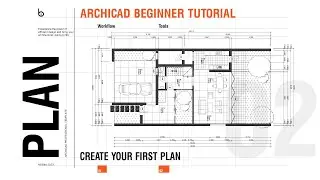 ArchiCAD 26 Beginner Tutorial - Your First House Plan Design  2024