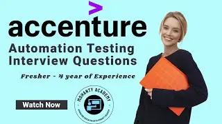 Accenture | Automation Interview Questions | Fresher - 4 year of Experience 🤟 | @MohantyAcademy