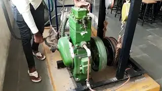 New Generator Engine Testing Rig Diesel Engine || 2 stroke SI engine test Engine Working Rig.