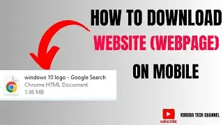 How To Download Website (Webpage) For Offline Use On Mobile - 2025 Tutorial