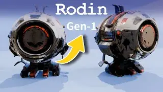 AI Powered 3D Generate from IMAGE or TEXT - RODIN Gen-1